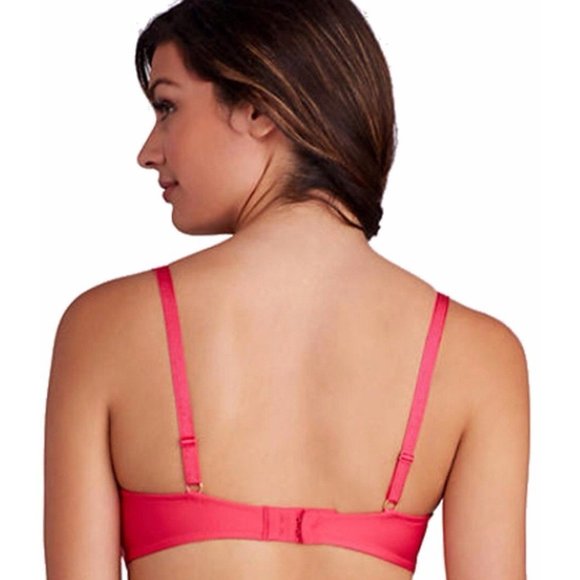 PASSIONATA BY CHANTELLE Lace Demi Balconette Underwire Bra  #4051 Coral 32C - Picture 2 of 7